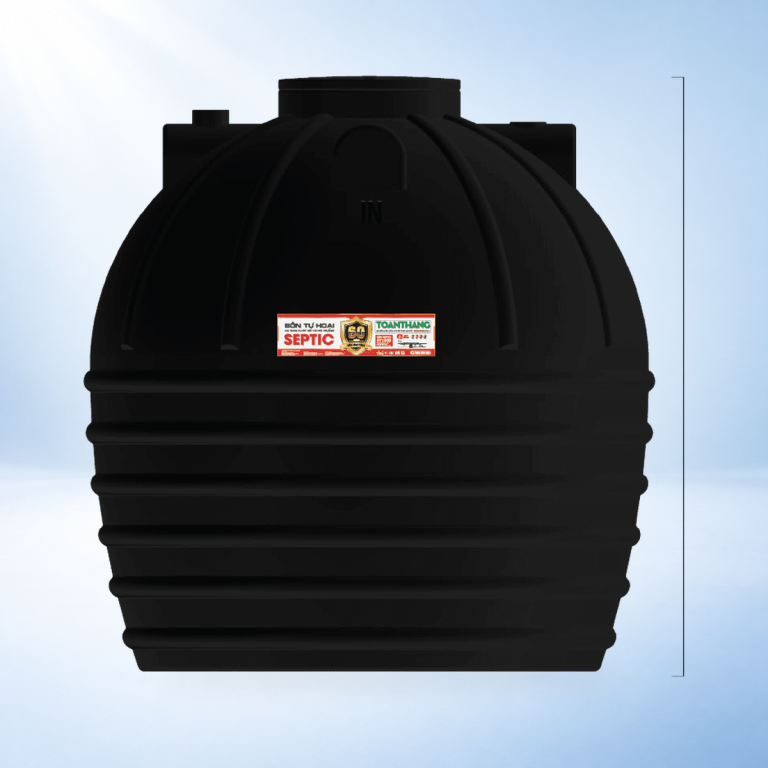Bồn tự hoại SEPTIC Đứng 2000 – ảnh sản phẩm nền studio