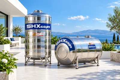 Bồn nước inox đứng và ngang SHX68 PRO — thiết kế danh mục